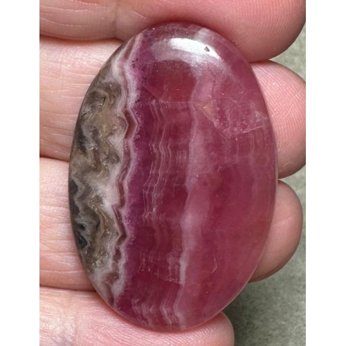 Oval 40x26mm Cobalt Calcite with Dolomite Cabochon 49